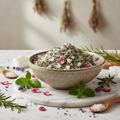 gommage au mélange herbal
