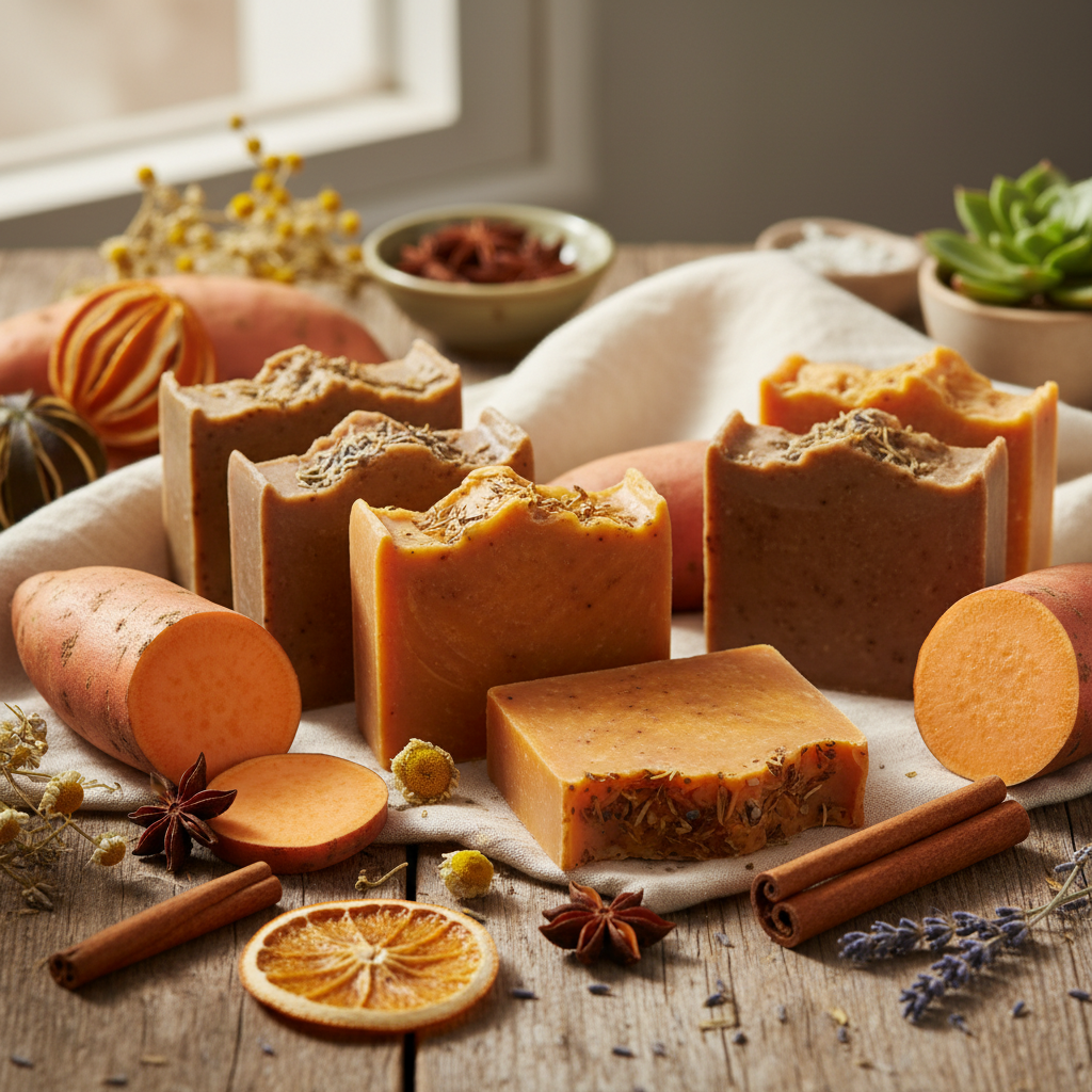 savon à la patate douce